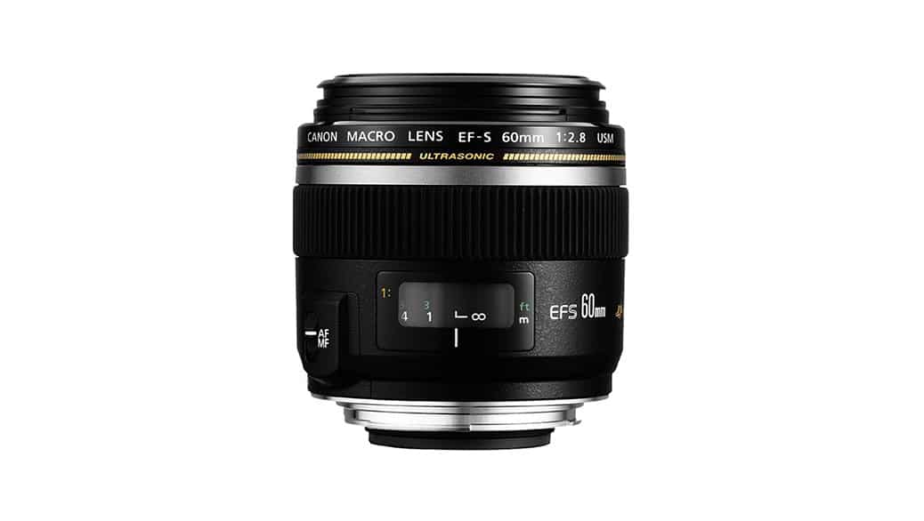 Objetivo Canon 60mm f/2.8 USM Macro: Pequeño y ligero
