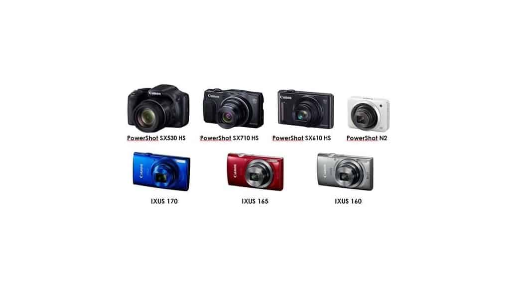 Nuevas cámaras de Canon: Canon PowerShot SX530 HS, SX710 HS, SX610 HS, N2, IXUS 170, IXUS 165, IXUS 160
