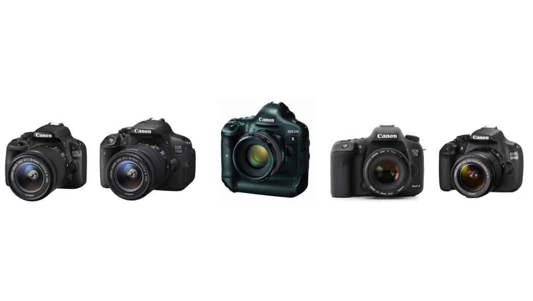 Cámaras de Canon: cámaras DSLR (2015)