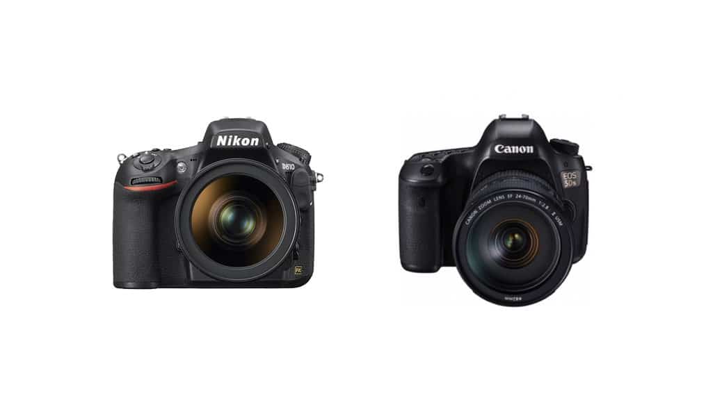 Canon 5DS y 5DS R vs Nikon D810