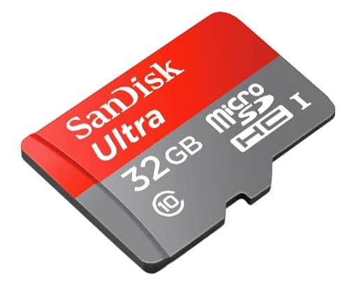 Tarjeta de memoria SanDisk Ultra Android 32 GB microSDXC UHS-I con adaptador SD, velocidad de lectura hasta 80 MB/s y Clase 10