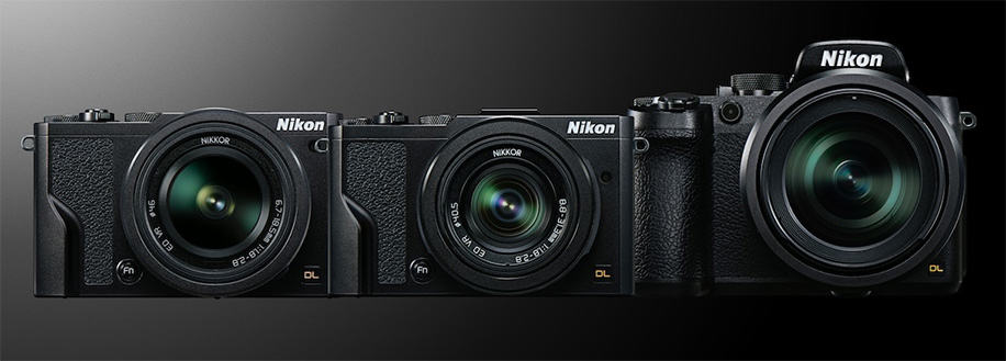 Nikon anuncia tres cámaras compactas para entusiastas:  Nikon DL18-50, DL24-85 y DL-24-500