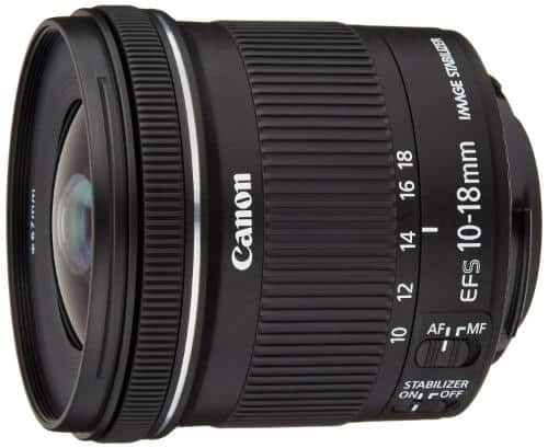 Los objetivos de Canon que debes comprar: Canon EF-S 10-18 mm f:4.5-5.6 IS STM