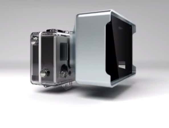 Una lente que le permite a tu GoPro grabar vídeos en 3D