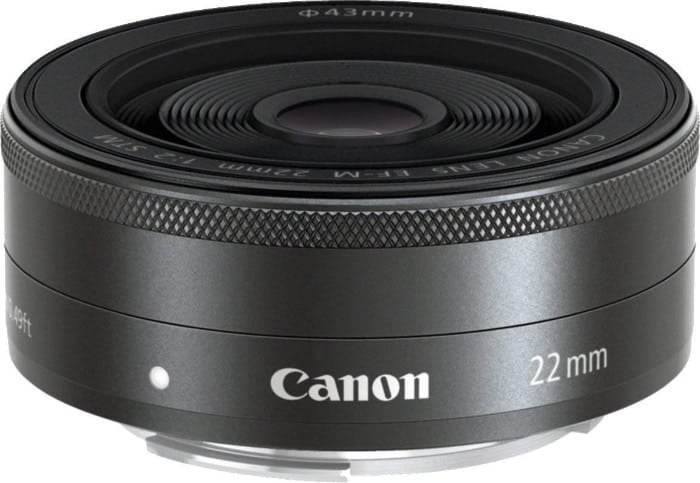 Canon EF-M 22 mm f/2 STM - Objetivo para Canon (distancia focal fija 22mm, apertura f/2-22) en oferta
