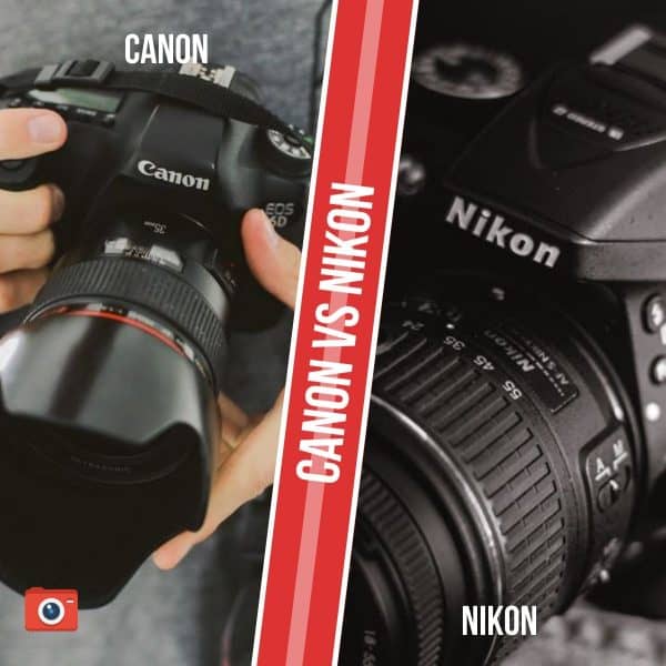 Canon vs Nikon comparativa de cámaras fotográficas digitales DSLR