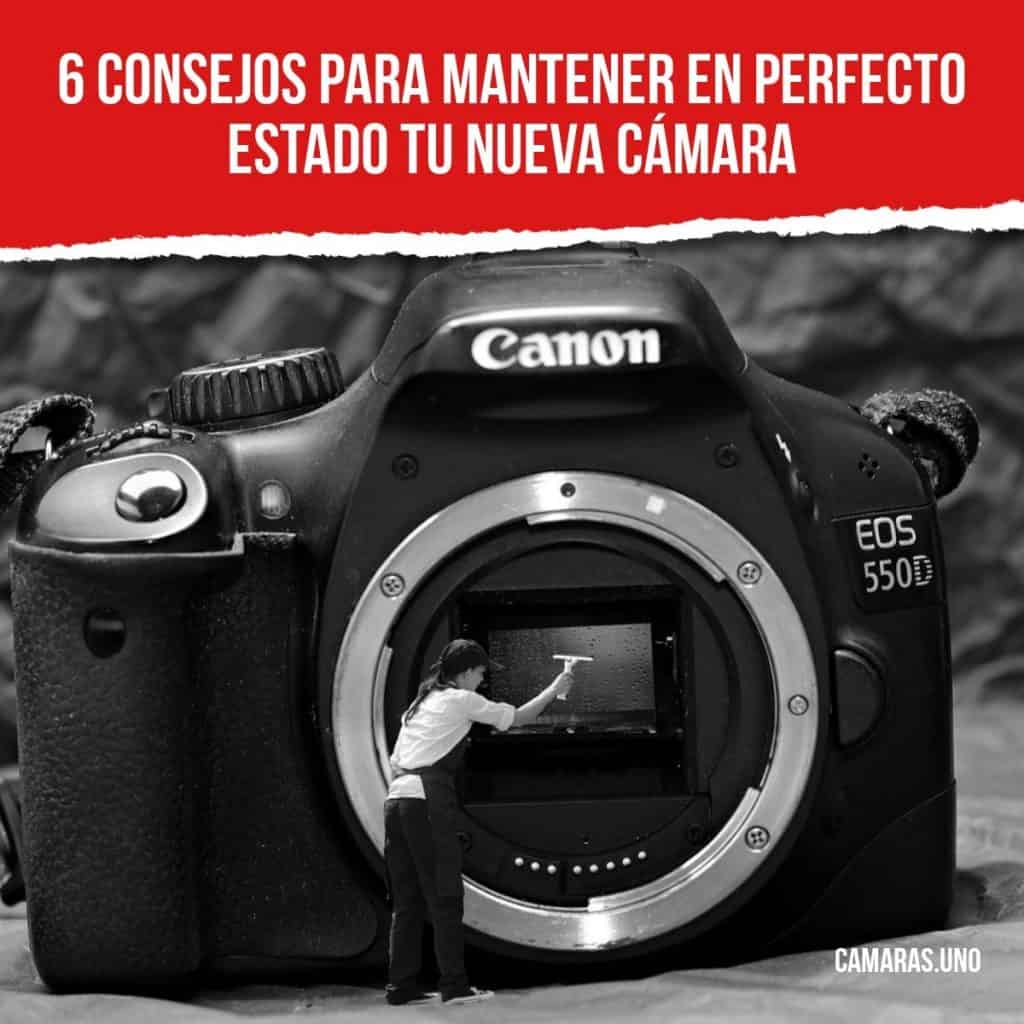 ¿Qué tipo de mantenimiento hay que realizar en una cámara de fotos?