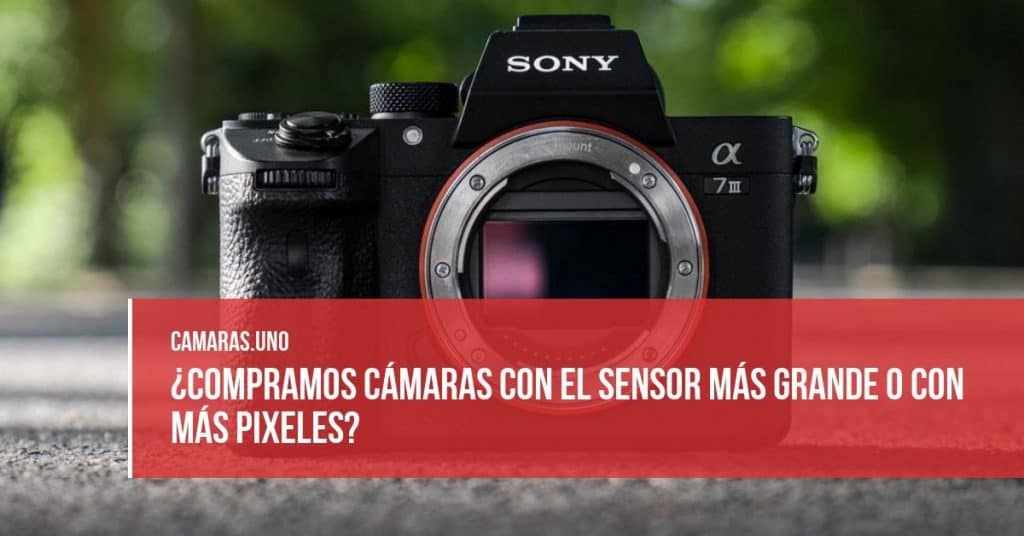 ¿Compramos cámaras con el sensor más grande o con más pixeles?