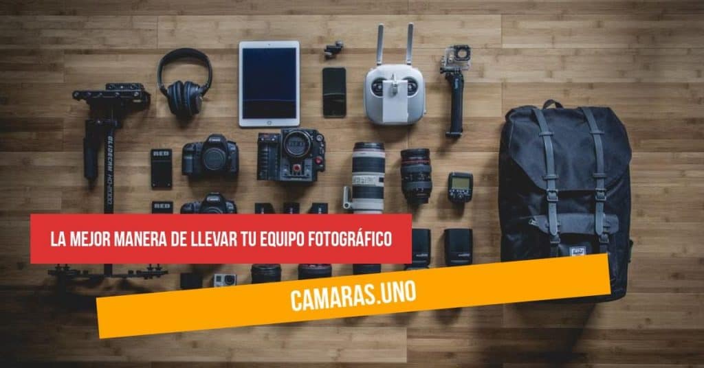 ¿Cuál es la mejor manera de llevar tu equipo fotográfico? Selección de mochilas, bolsos bandolera y correas para cámaras, objetivos y accesorios