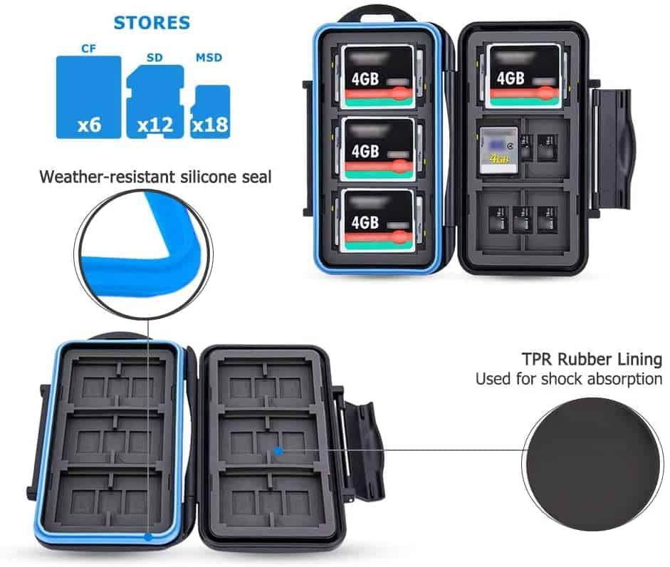 Los Mejores Estuches Y Fundas Para Tarjetas De Memoria SD