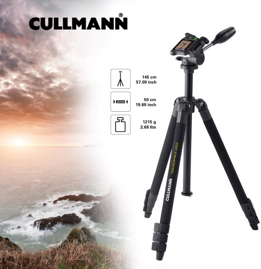 Cullmann Nanomax 450 RW20 - Trípode Completo (Aluminio)