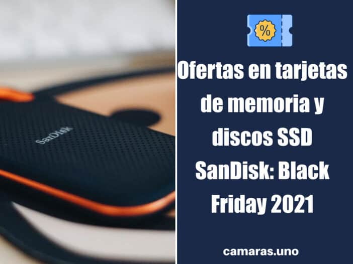Ofertas en tarjetas de memoria SD y microSD de SanDisk (y discos SSD) por el Black Friday 2021 en Amazon España