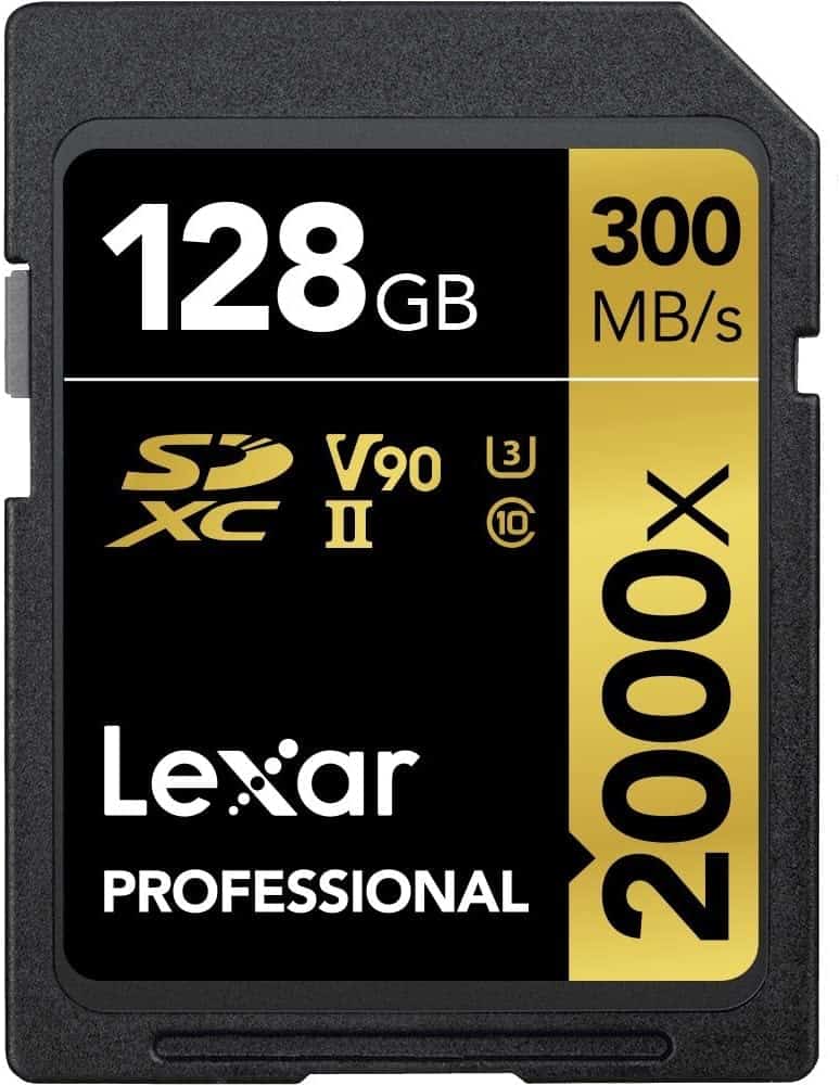 Lexar Professional Class 10 UHS-II 2000X de 128GB. Para fotógrafos profesionales.