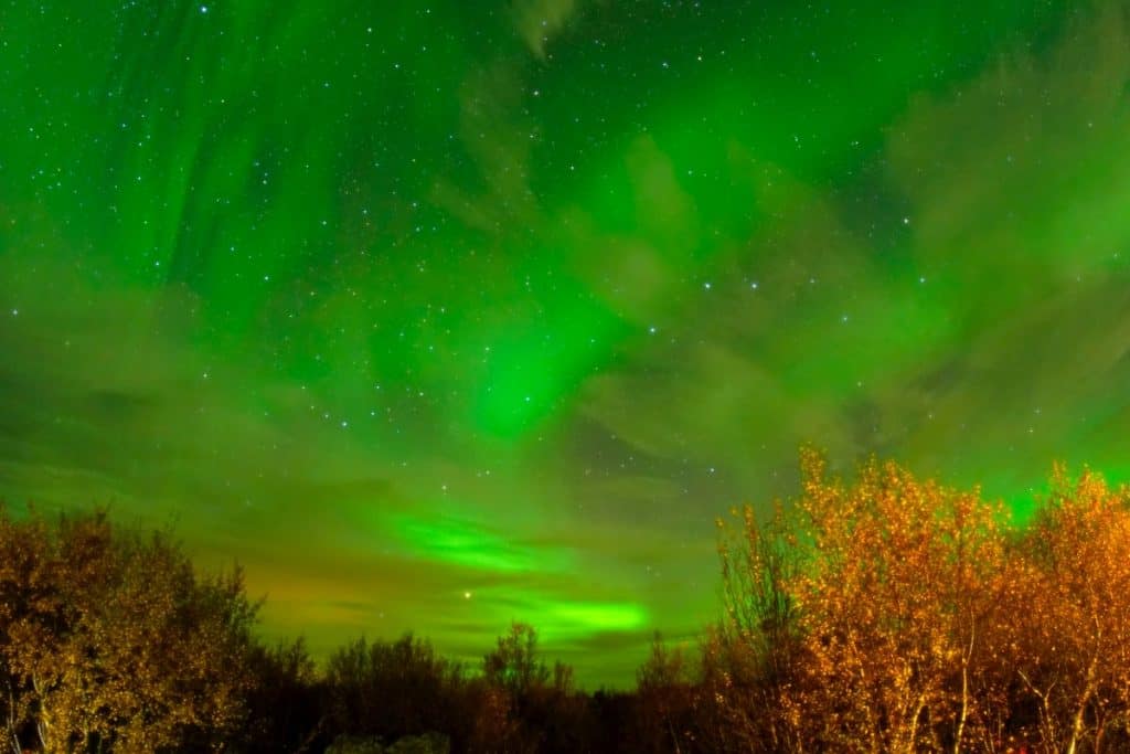 foto aurora boreal islandia