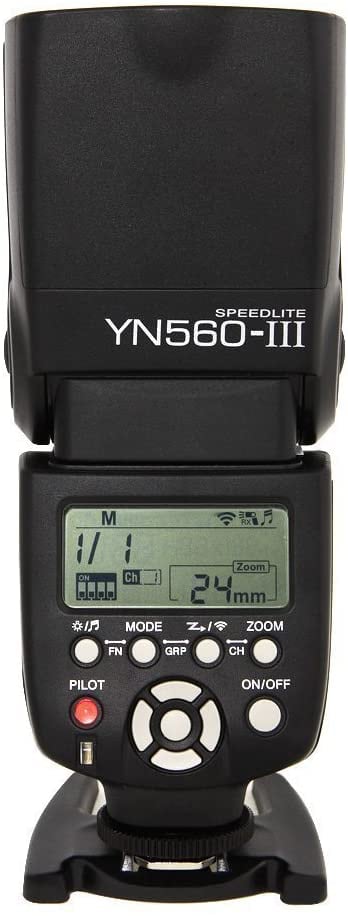 Yongnuo YN560 III - Flash Speedlite para cámaras DSLR Canon, Nikon, Pentax, Olympus