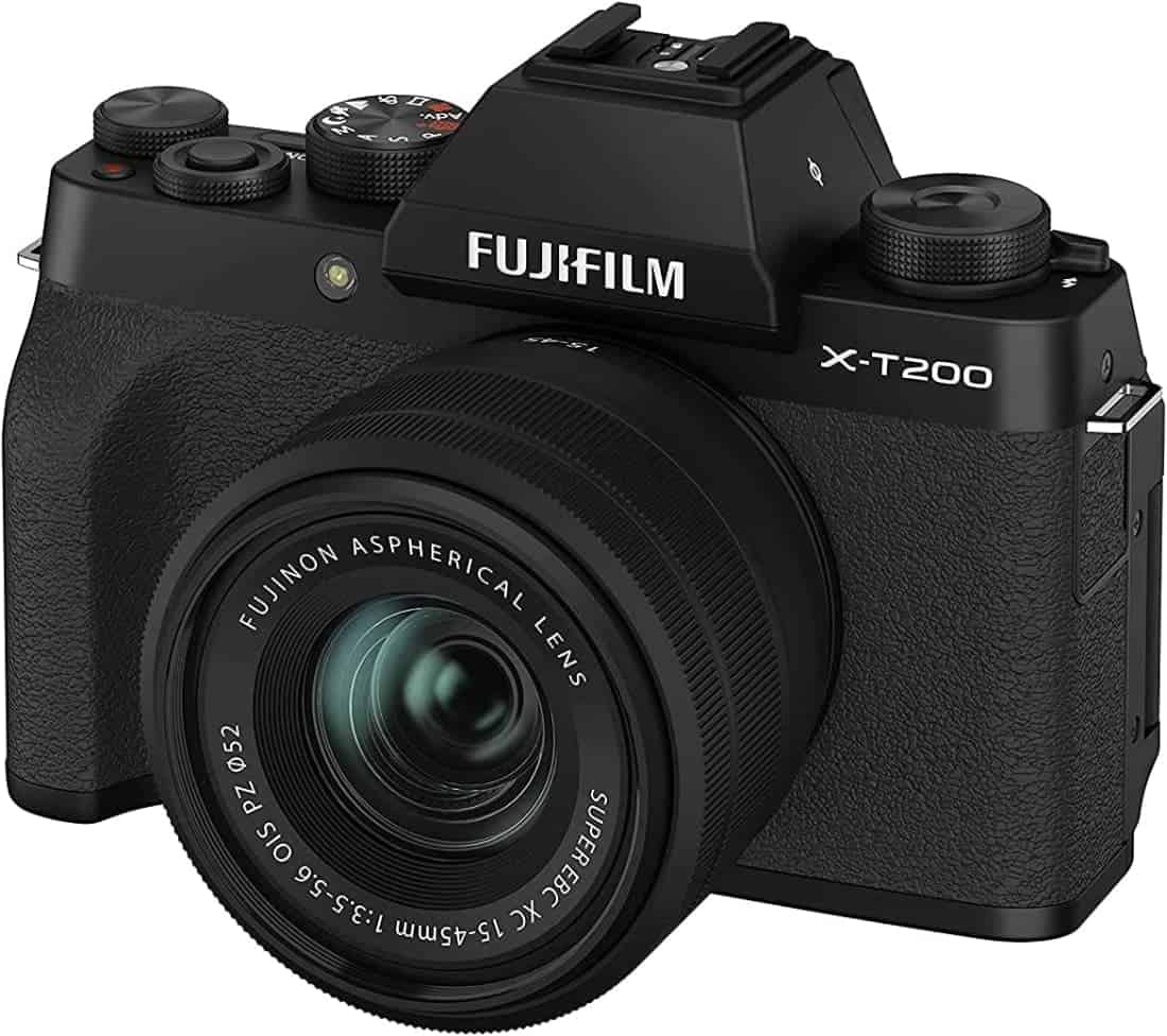 Fujifilm X-T200 - Kit cámara con objetivo intercambiable XC15-45/3.5-5.6 PZ