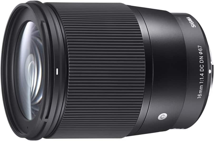 Sigma 16 mm F1.4 DC DN Contemporary - Objetivo para cámaras con montura Sony-E, Micro 4/3 y Canon EF-M