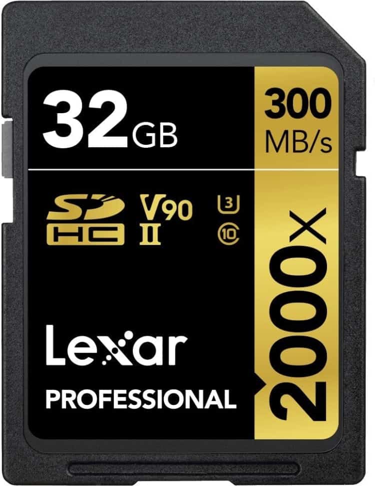 Lexar Professional Class 10 UHS-II 2000X de 32 GB