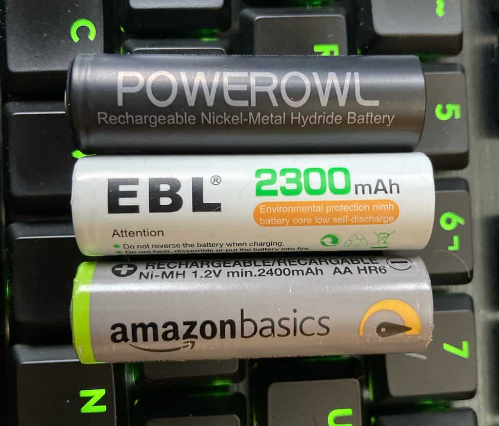 Probando las pilas recargables de Amazon, EBL y Powerowl
