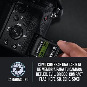 Cómo comprar una tarjeta de memoria para tu cámara réflex, EVIL, Bridge: Compact Flash (CF), SD, SDHC, SDXC